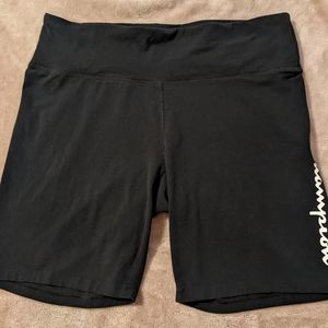 Champion logo biker shorts
